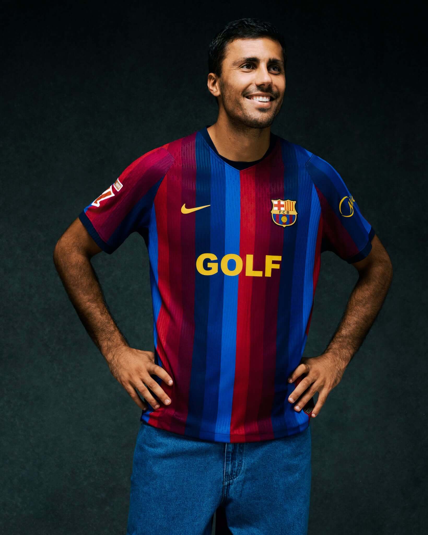 Barcelona x Nike x GOLF camisa Tyler The Creator
