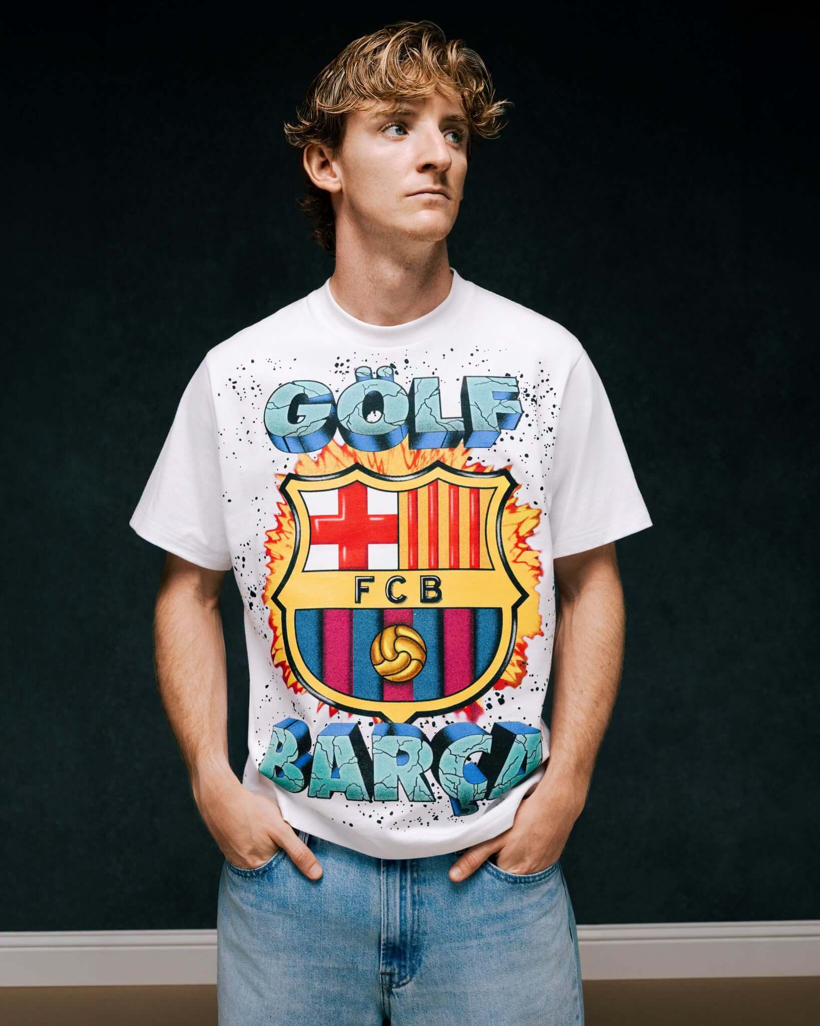 Barcelona x Nike x GOLF camisa Tyler The Creator