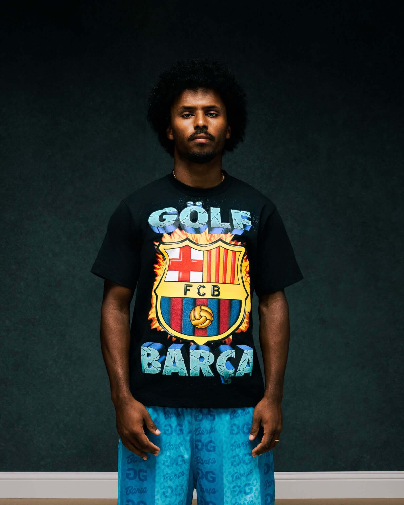 Barcelona x Nike x GOLF camisa Tyler The Creator