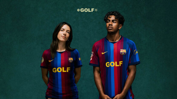 Barcelona x Nike x GOLF camisa