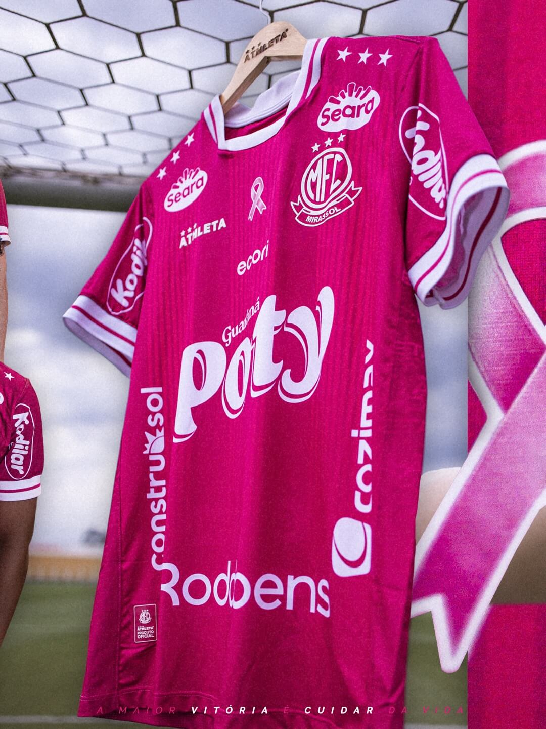 Camisa Outubro Rosa Mirassol 2026 Athleta