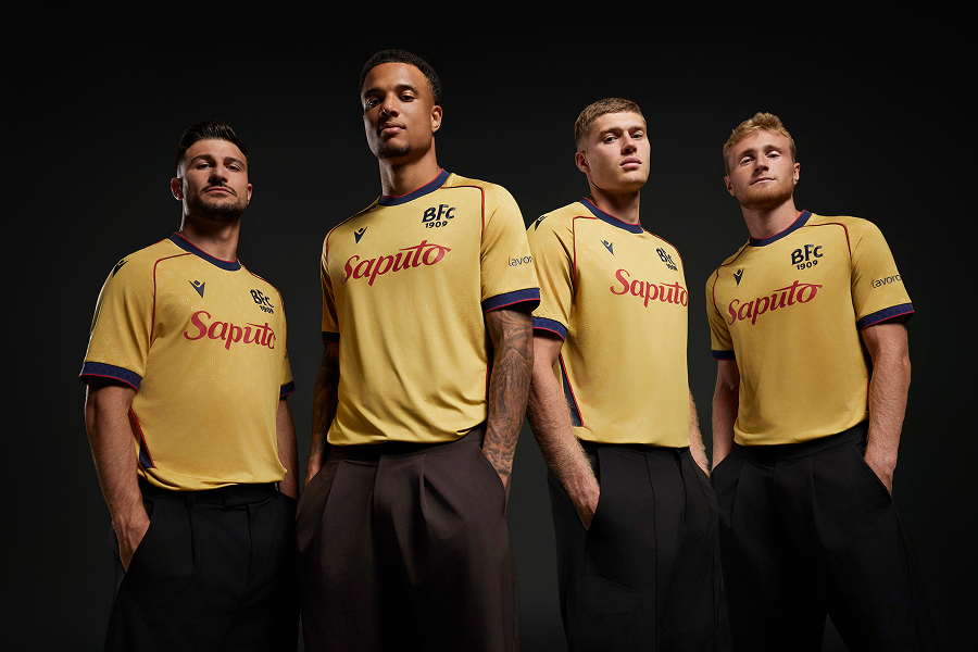Terceira camisa bologna 2026-2027 macron