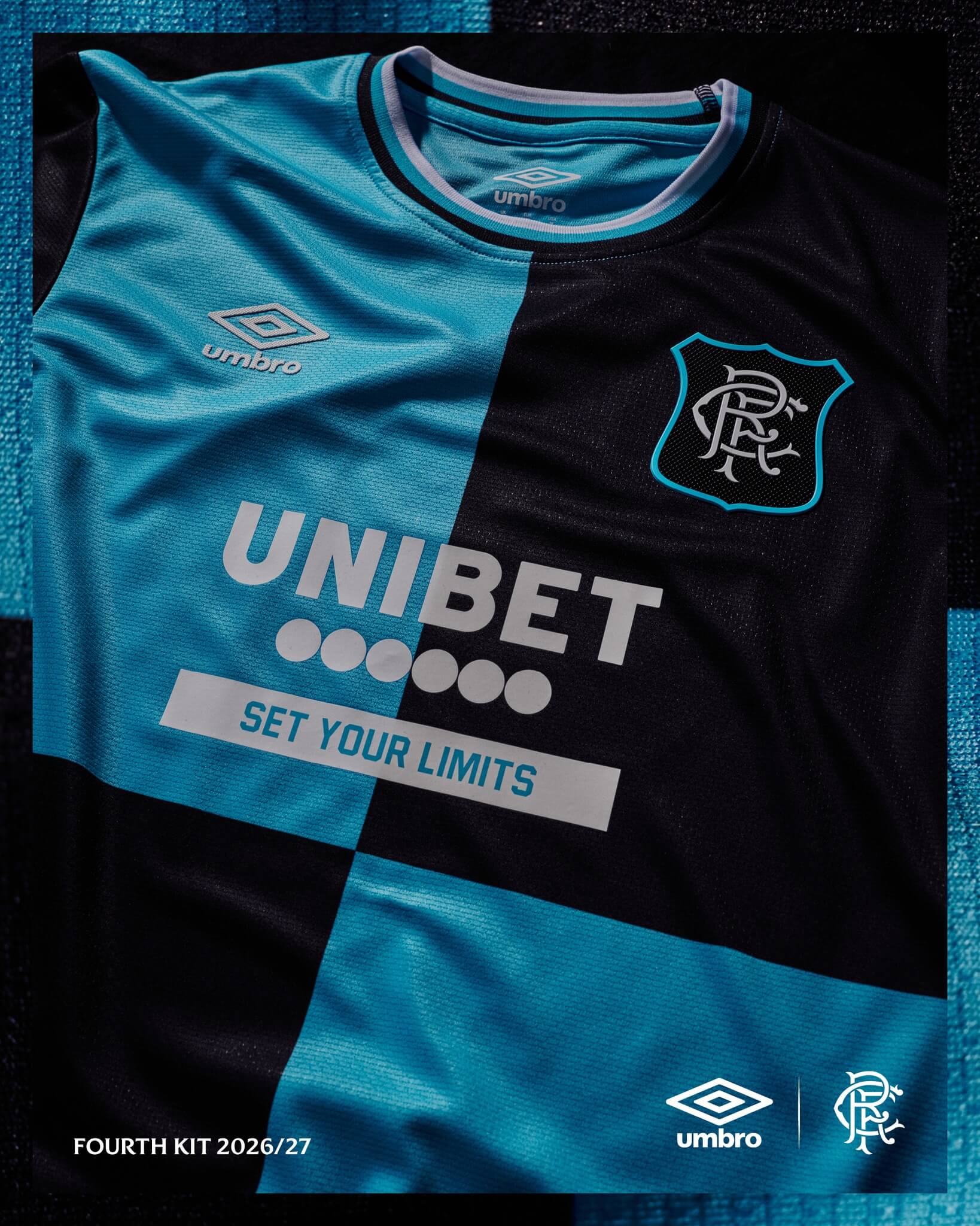Quarta camisa do Rangers FC 2026-2027 Umbro