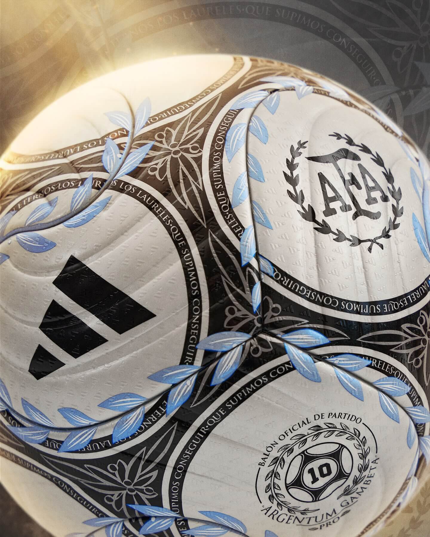 Bola Adidas Argentum Gambeta Derbi 2026 Superclassico Argentino
