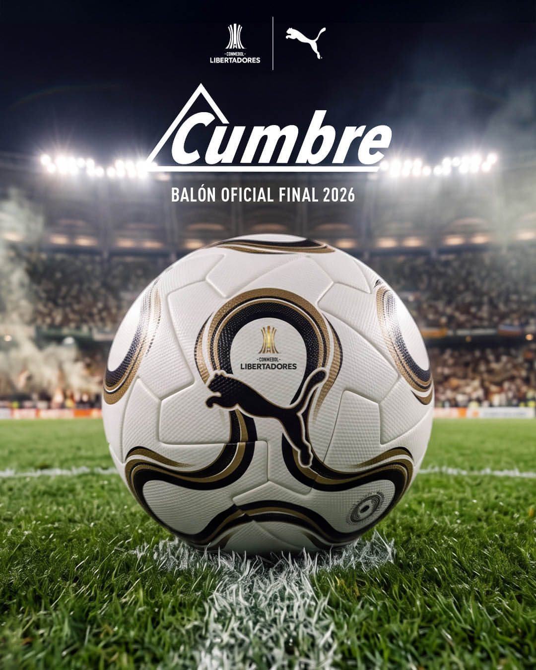 Bola Cumbre Final Libertadores 2026 PUMA
